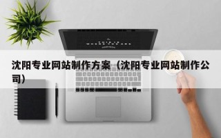 蚌埠沈阳专业网站制作方案（沈阳专业网站制作公司）